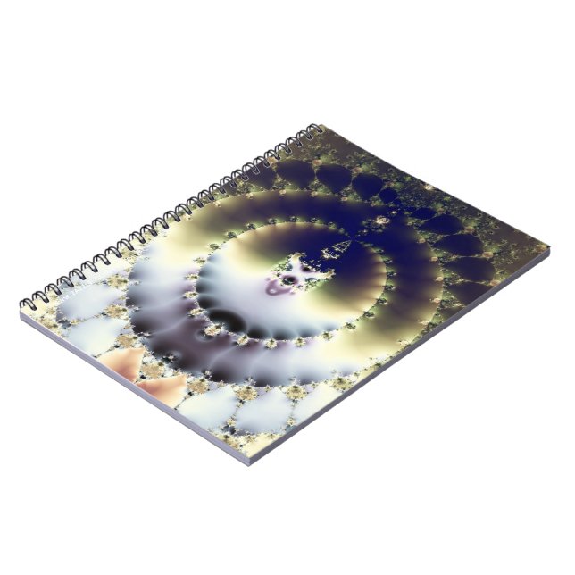 Psychedelic Sun Spiral Notebook (Left Side)