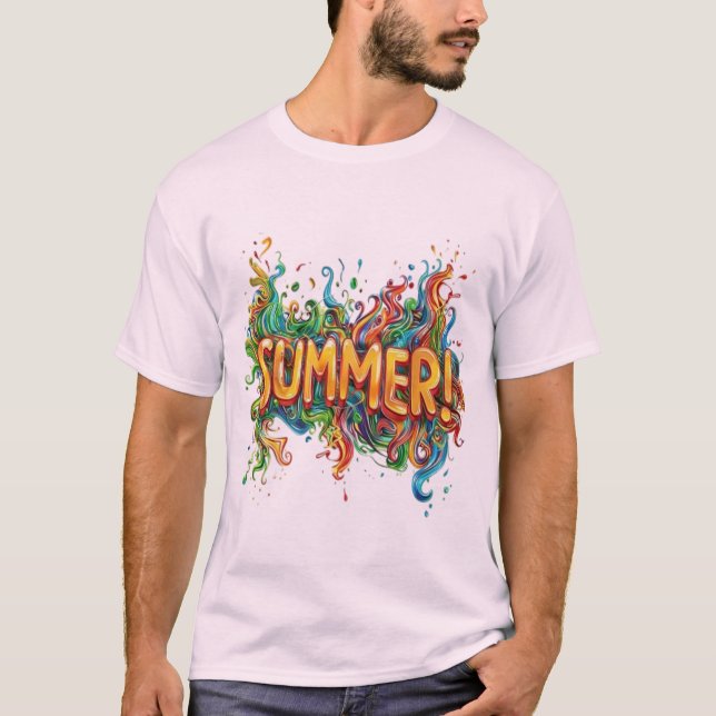Psychedelic Sunshine Burst T-Shirt (Front)
