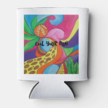 Psychedelic surreal Coconut Tree
