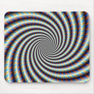 Psychedelic Swirl Mouse Pad