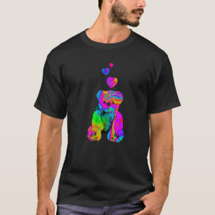 Psychedelic Teddy Bear Trippy Colourful Teddy with T-Shirt