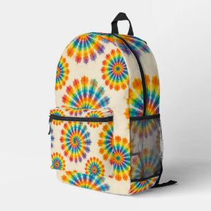 Psychedelic Tie Dye Retro Groovy Backpack