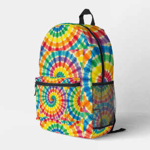 Psychedelic Tie Dye Retro Groovy Backpack