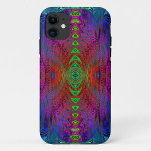 Psychedelic Time Warp by SD. Kelley iPhone 11 Case