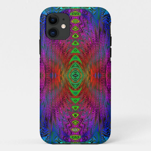 Psychedelic Time Warp by SD. Kelley Case-Mate iPhone Case (Back)