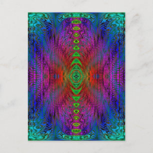 Psychedelic Time Warp by SD. Kelley Postcard