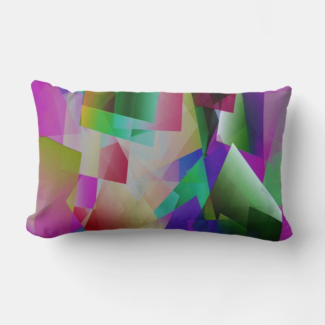 Psychedelic Timez... Lumbar Cushion (Front)
