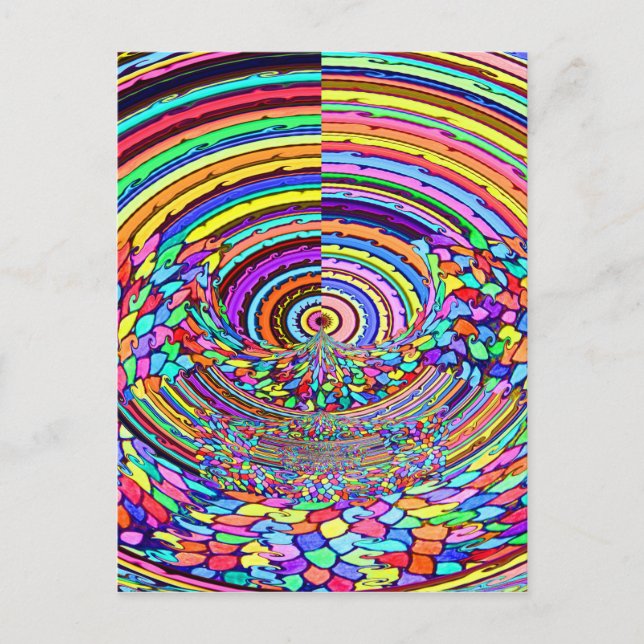 Psychedelic Trip Postcard (Front)