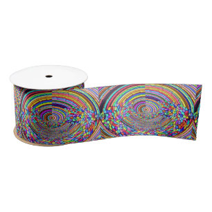 Psychedelic Trip Satin Ribbon