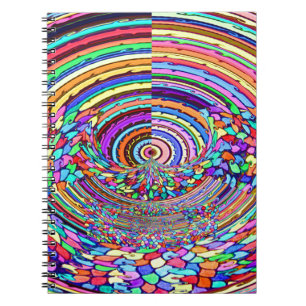 Psychedelic Trip Spiral Notebook