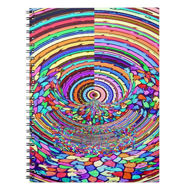 Psychedelic Trip Spiral Notebook (Front)