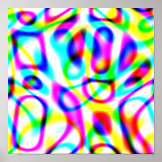 Psychedelic Trip Strings Poster
