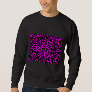 Psychedelic Trippy Purple Pattern Colourful Sweatshirt
