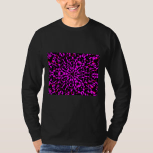 Psychedelic Trippy Purple Pattern Colourful T-Shirt