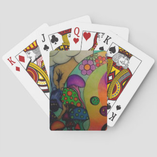 Psychedelic Universe Hippie Playing Cards