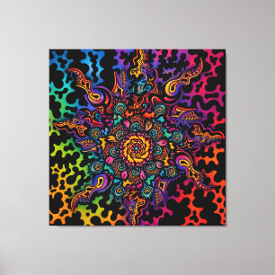 Psychedelic Vibes Canvas Print