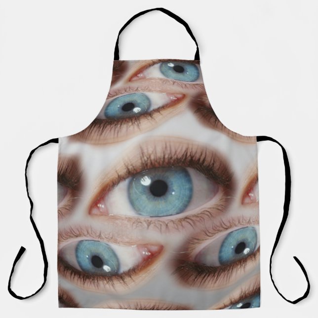 Psychedelic Vision: Abstract Eye Illusion Apron (Front)