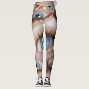 Psychedelic Vision: Abstract Eye Illusion Leggings