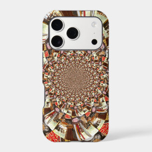 Psychedelic Vision Earthy Brown Hues Abstract