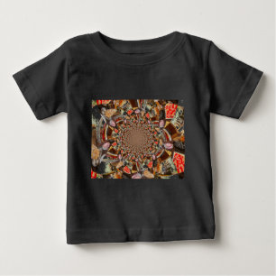 Psychedelic Vision of Brown Hues Baby T-Shirt