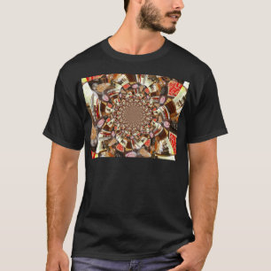 Psychedelic Vision of Brown Hues T-Shirt