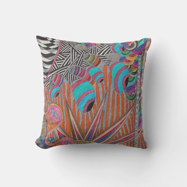 Psychedelic Visions Cushion (Front)