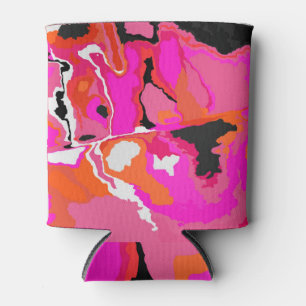 Psychedelic Vivid: Neon Digital Art. Can Cooler