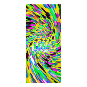 Psychedelic vortex rack card