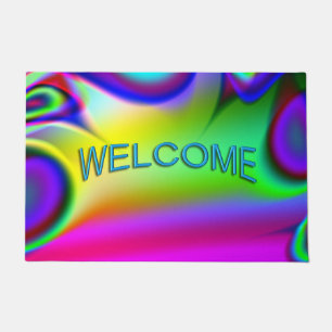 Psychedelic Welcome Doormat