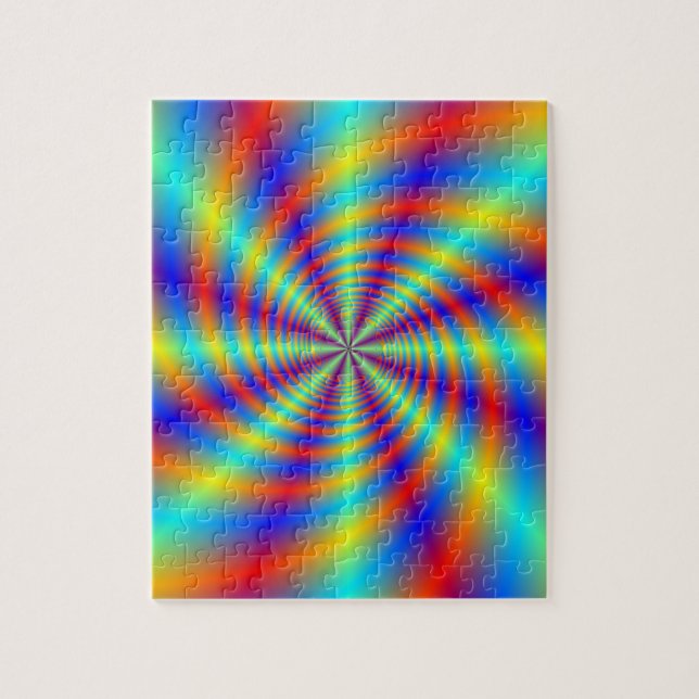 Psychedelic Whirl Puzzle (Vertical)