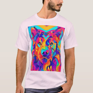 Psychedelic Wolf Majesty T-Shirt