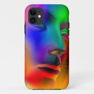 Psychedelic Woman Face Case-Mate iPhone Case