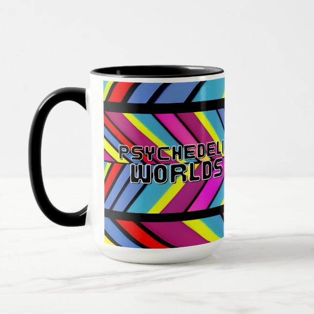 Psychedelic Worlds Mug (Left)