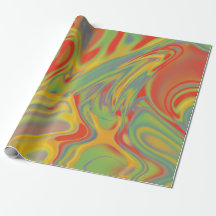 Psychedelic wrapping paper