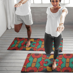 psychedelic yoga mat