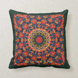 Psychedlic Flower Cushion