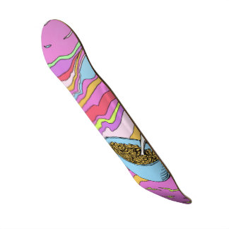 Psychedlic Mac N Cheese Skateboard Deck
