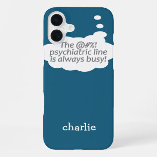 Psychiatric Line custom name & colour phone cases