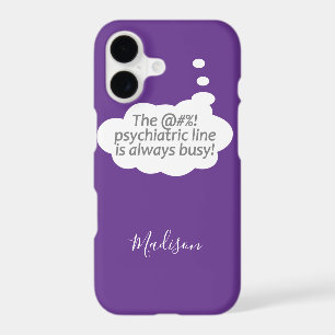 Psychiatric Line custom name & colour phone cases