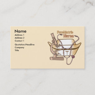 Psychiatric Nurse  Business Card