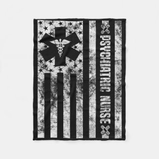 Psychiatric Nurse Pmhnp Mental Health Nursing Rn P Fleece Blanket