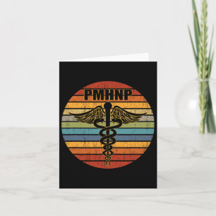 Psychiatric Nurse Practitioner Medical Caduceus Re Card