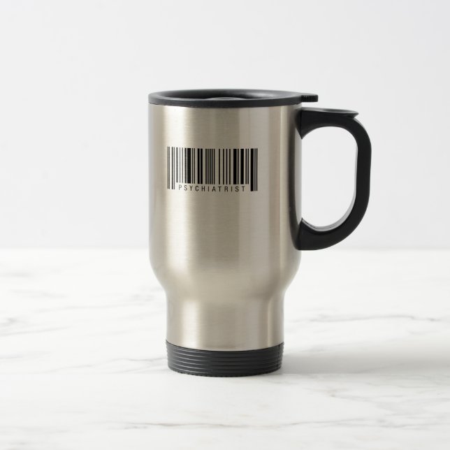 Psychiatrist Barcode Travel Mug (Right)