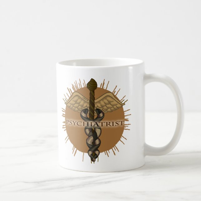 Psychiatrist Caduceus Coffee Mug (Right)