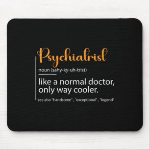 Psychiatrist Definition Psychiatry Doctor Speciali Mouse Pad