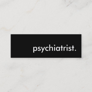 psychiatrist. mini business card