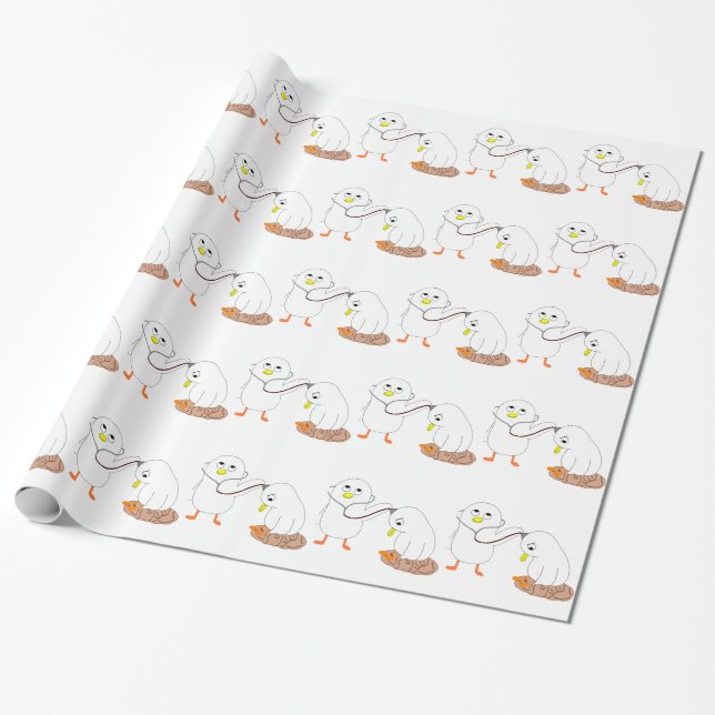 Psychiatrist Wrapping Paper (Unrolled)