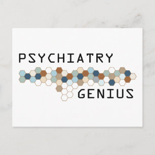 Psychiatry Genius Postcard
