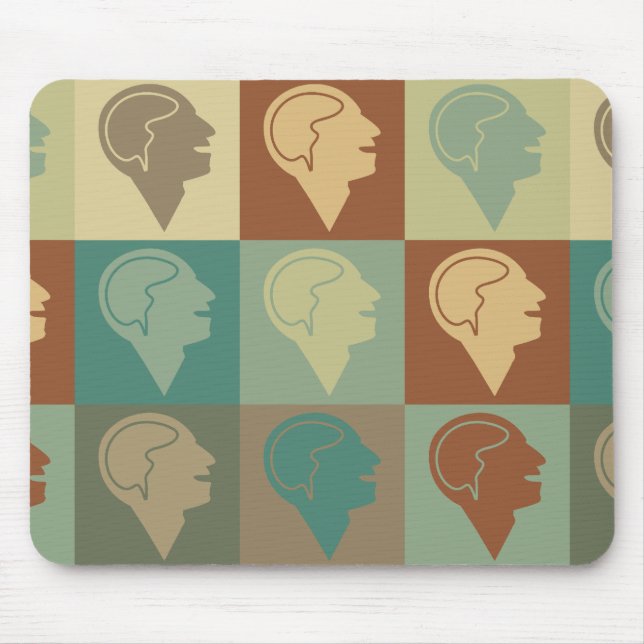 Psychiatry Pop Art Mouse Pad (Front)