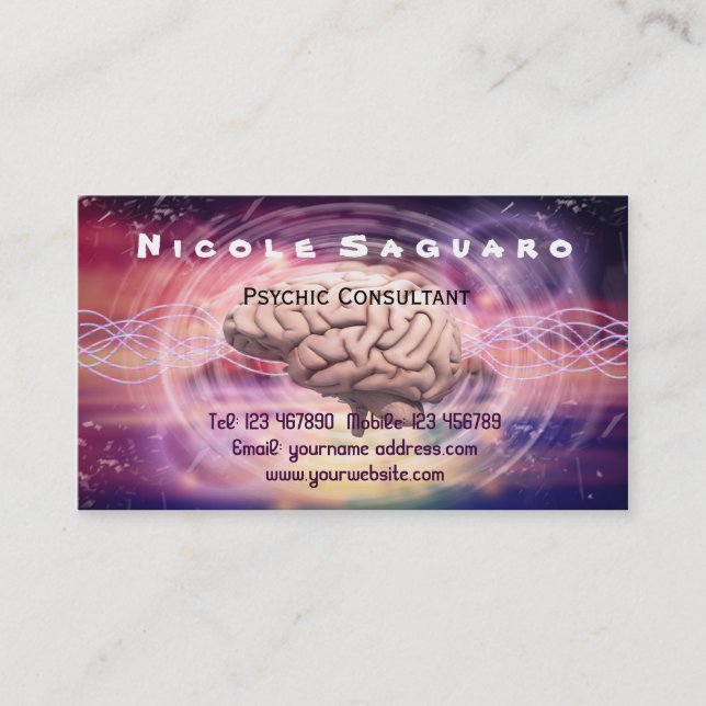 Psychic Consultant Business Card (Front)